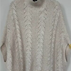 Cozy Knit Poncho Sweater